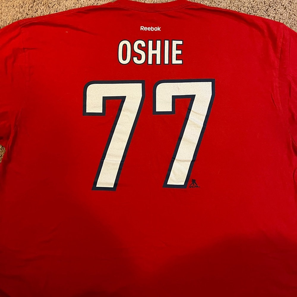 Washington Capitals #77 Oshie 3XL Short Sleeve T-Shirt